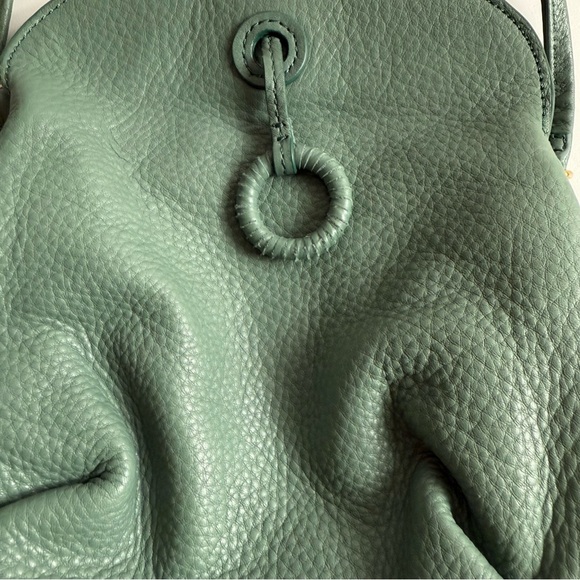 HOBO Birdy Leather Crossbody Bag Purse Meadow Green Magnet *Missing Tassel* - Picture 3 of 5